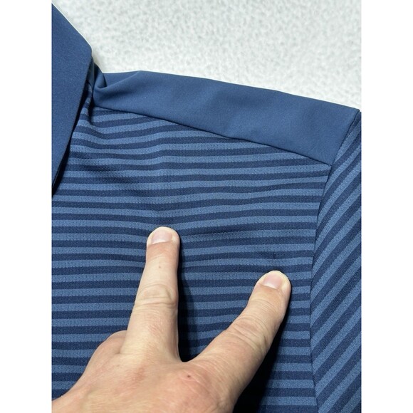 Adidas Presidents Cup Logo Climalite Polo Golf Shirt Striped Mens Size XL *READ - Picture 2 of 10